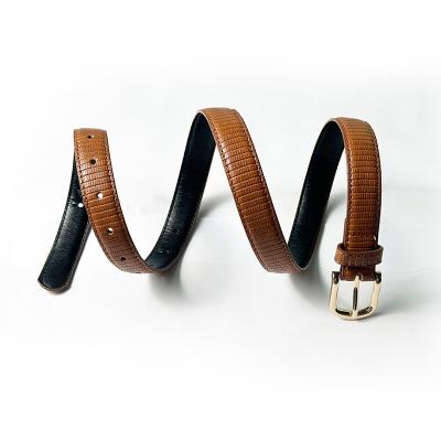 China ALLOY Hot sale Brown Women's Belt Fashion High Quality Pu Belt Alloy Buckle Pants Belt for sale