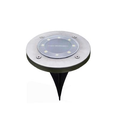 China Morden New Design 12LED Lights Garden Decoration Lawn Ground Light LED Solar Inground Deck Light for sale