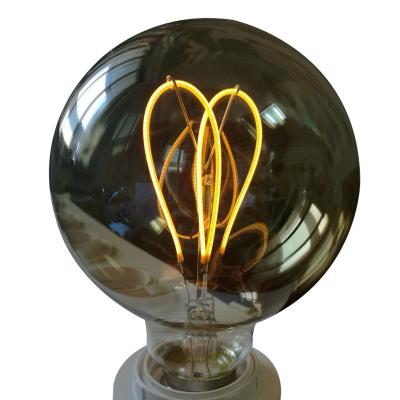 China Warehouse G125 4W 220V Flexible Filament Hanging Led Globe Light Bulb For Decoration for sale