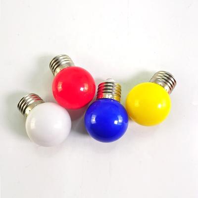 China Warehouse Led Bulb Lamp E27 Led Blubs Light Bulb AC 3W 220V G45 Flashlight Colorful Globe Bulbs for sale