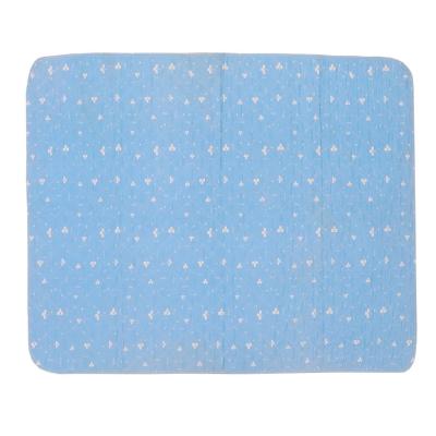 China New Design Eco-freindly Cotton Washable Baby Changing Mat Reusable Diaper Changing Pad Portable for Home and Travel for sale