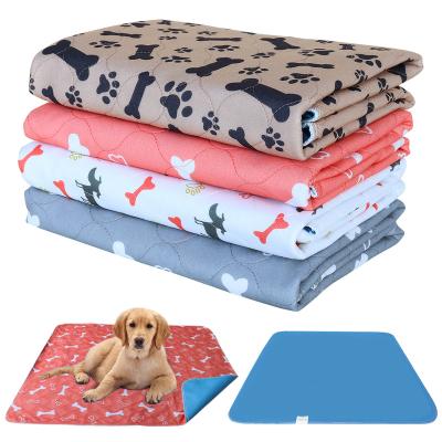 China Four-Layer Sustainable Waterproof Pet Pad Travel Portable Waterproof Pet Mat Training Pad for sale