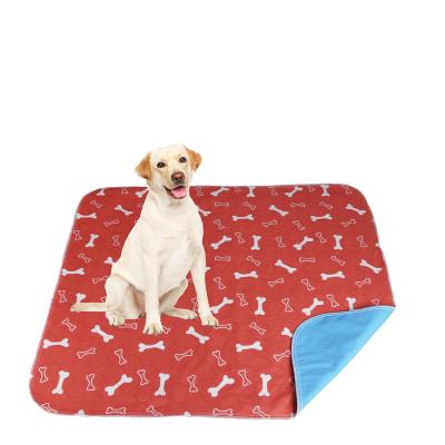 China Sustainable PVC Recycled New Dog Changing Cat Changing Pad Reusable Waterproof Pattern Travel Pet Colorful for sale