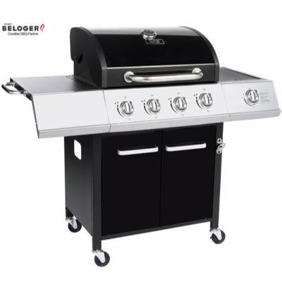 China Easily Assembled Large portable temperature controllable multifunctional safety windproof closed gas grill for sale