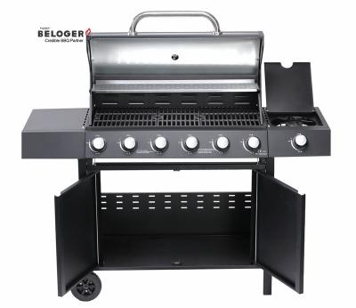 China Easily Assembled Gas grill deluxe / large size gas grill / gas grill cart, size 140 x 53 inches BELOGER competitive price  outdoor gas grill for sale