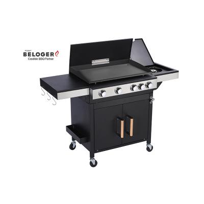 China Easily Assembled Popular sales Precise temperature control Extremely fast heating Plancha & Griddle BBQ grill for sale