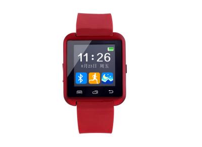 China Red Bluetooth Smart Watches With Touch Screen , Smartphone Watch for sale