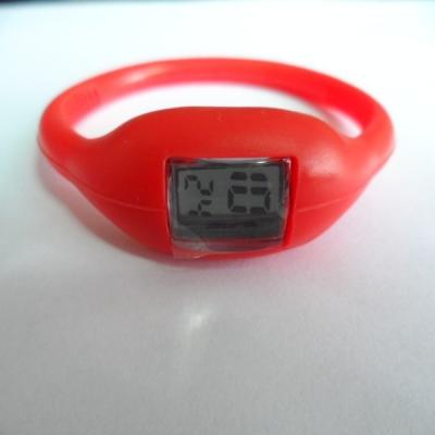 China Gepersonaliseerd de Sportenhorloge van het Giftsilicone met Multifunctionele Beweging Te koop