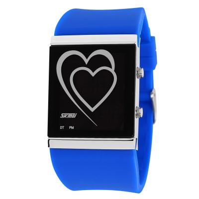 China Colorful Lovely Lady Touch Screen Digital Watches 30 Water Resistant LED Watch for sale