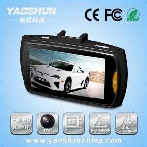 China Surveillance Digital Dual Camera Car DVR With Loop Video , 2.7 Inch, Support Russian for sale