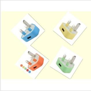 China Mix-Color UK AC Adapter Wall Charger UK Plug Mobile Phone Accessory For IPhone for sale