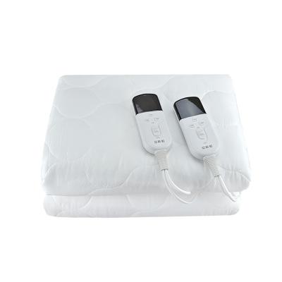 China Hotel Double Heat Underbed 203x155cm, 2 Temperature Zones 3 Temperature Levels, 2/4/12 Hour Timer, 50cm Elastic Skirt Electric Blanket for sale