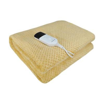 China Hotel Electric Heated Blanket With 3 Heating Levels, Auto 2/4/12Hours, Comfortable Soft Sherpa Blanket With Super Fast Heating And Washable for sale