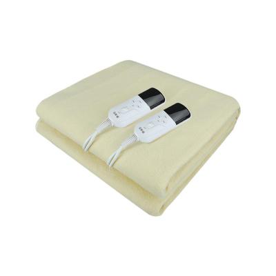 China Hotel Electric Blanket with 3 Levels Ease Temperature Settings and 2/4/12 Hour Timer, CE GS CB Approval Electric Heated Blanket for sale