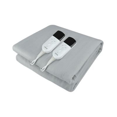 China Hotel CE GS CB CB Approval Electric Blanket with 3 Levels Temperature Settings and 2/4/12 Hour Timer, Washable Electric Heated Blanket for sale