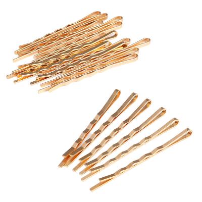 China Women's Internet Celebrity Side Clip Hairpin Metal Girly Clip Simple Gold Broken Hair Clip for sale