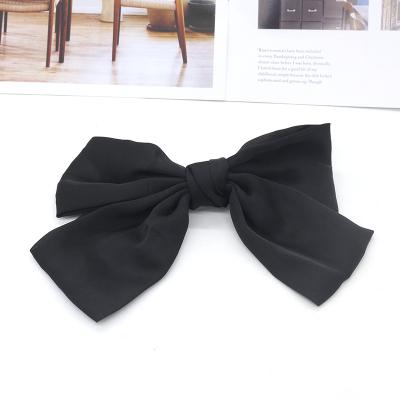 China Women's ponytail accessories new JK hairpin Chinese style plaid fabric headwear big bow uniform hair for sale