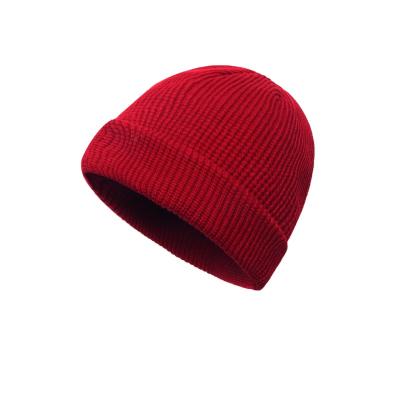 China Street style dome knitted wool hat autumn and winter candy color hat woolen cotton warm soft knitted hat for sale