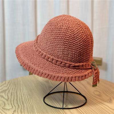 China Street style Japanese style hat large to cover to face women's sunshade fashion brim fisherman hat to the sun fashion big hat for sale