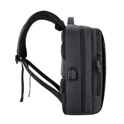 China With USB Wholesale Waterproof School Anti Theft Laptop Bag Backpack Men Backpacks With USB Charging Port for sale