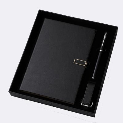 China Leather Gift Set High Quality Personalized Customized Stationery Office Notebook With Pen And Instant Drive Business Gift Sets for sale