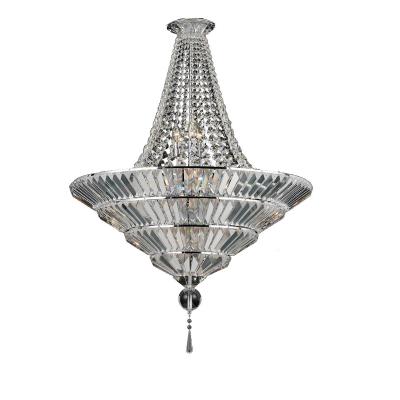 China Modern Stainless Steel Crystal Pendant Light Bedroom Pendant Lamp Living Contemporary Flush Mount Lighting Fixture for sale