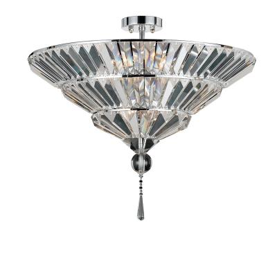 China Best K9 Ceiling Lamp Contemporary Chinese Crystal Flush Mounted Ceiling Lamp Chinese Modern Crystal Mounted Light G9 for sale