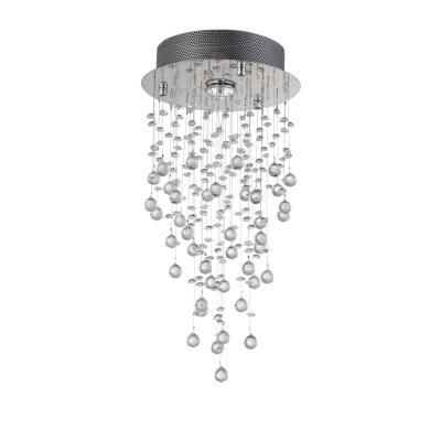 China Best Crystal Ball K9 Crystal Ball Chandeliers Rod Villa Way Staircase Lights Chandelier Chinese Residential Crystal Gu10 Lamp Light Sockets for sale