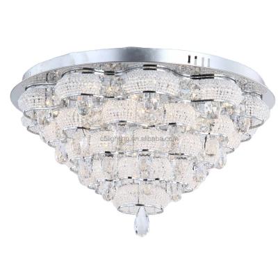 China Contemporary Contemporary Crystal Beads Flush-mount Ceiling Lamp For Decoration Ceiling Light for sale