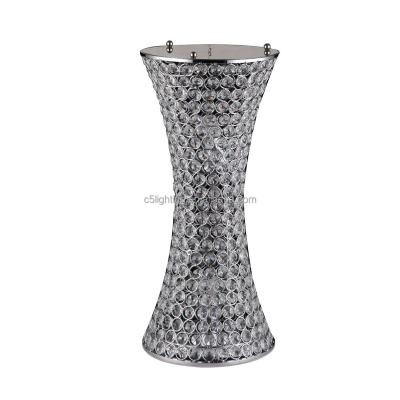 China Best Simple Design K9 Contemporary Classic Crystal Chinese Crystal Table Lamp Bedside Hotel Table Light for sale