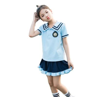 China Organic Suits Cotton Kid Children Kids Clothing International Kindergarten Middle Primary School Uniform for sale