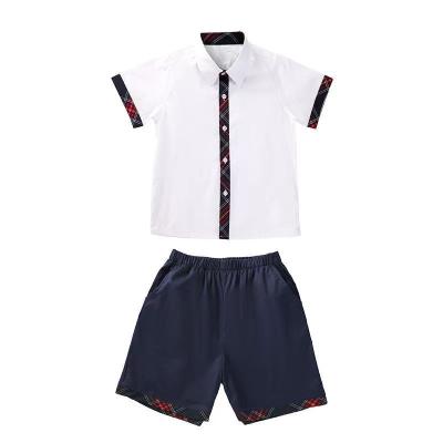 China Preppy Class Shirt Suits Primary School Uniform Children Plaid Suit Dress Skirt for sale