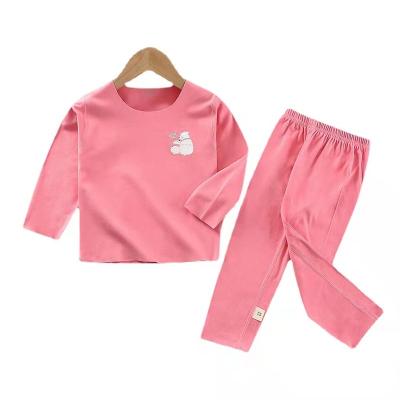 China Factory breathable high quality china pajamas classic two piece pajamas for kids for sale