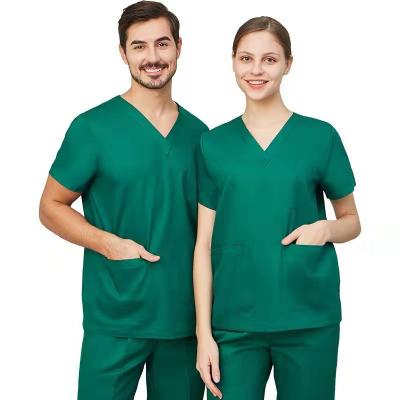 China Hospital man medical uniform woman with same surgical suit for sale