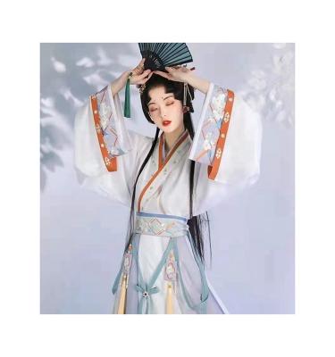 China New Custom Design Sweet Hanfu Dress Chinese Traditional Girls Long Dresses for sale