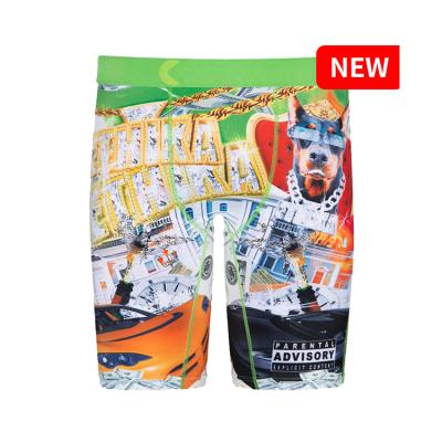 China New Arrival Men's Antibacterial Boxers Men's Elastic Boxer Briefs Fitness Gaiters Boxers Briefs Sportswear Underwear for sale