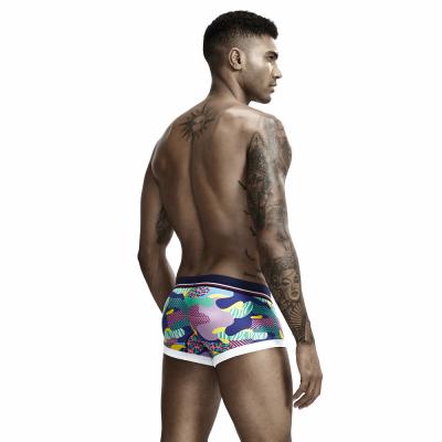 China Antibacterial Digital Printing Hot OEM Services Soft Cotton Mens Underwear Boxer for sale