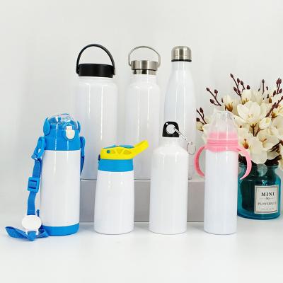 China Viable Supplier Wholesale Kids Pop Up Vacuum Mug Sublimation Masks Tumbler Cola Bottle Stainless Steel Mug for sale