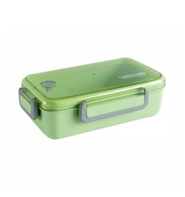 China Colorful Heat Preservation 304 Stainless Steel Thermal Lunch Box And Plastic Food Containers Bento Insulated Lunch Box for sale