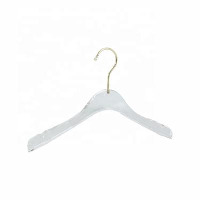 China Multifunctional wholesale high quality luxury transparent acrylic hangers for clothes for sale