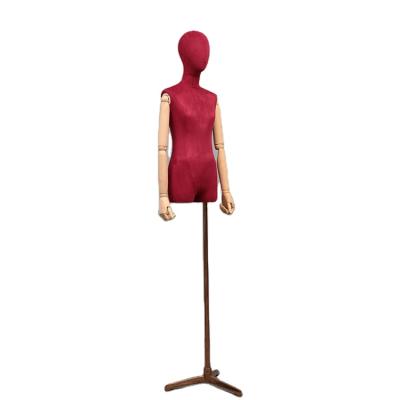 China Inflatable Custom Half Body Frp Mannequin Female Upper Body Female Mannequin For Display Underwear for sale