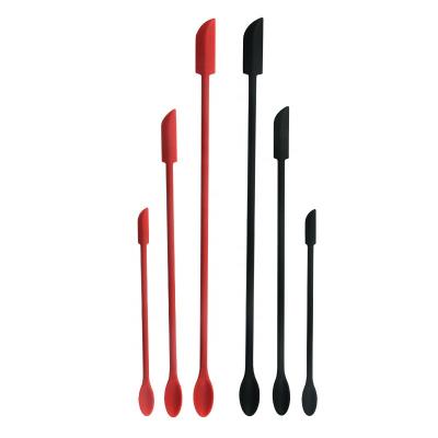 China Mini Products Silicone Spatula Salad Ketchup Dressing Beauty Viable Hot Cooking Spatula for sale