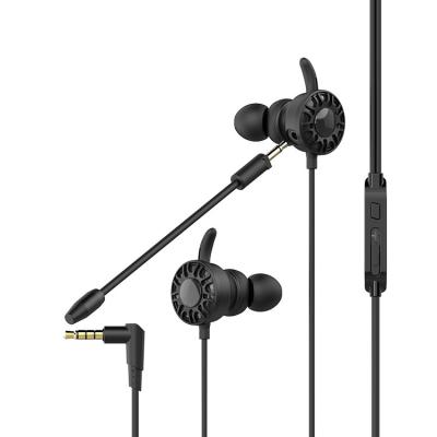 China In-ear Stereo Bass Headsets With Microphones Dual Microphones Volume Control Wired Earphone Per Set For Mobile for sale