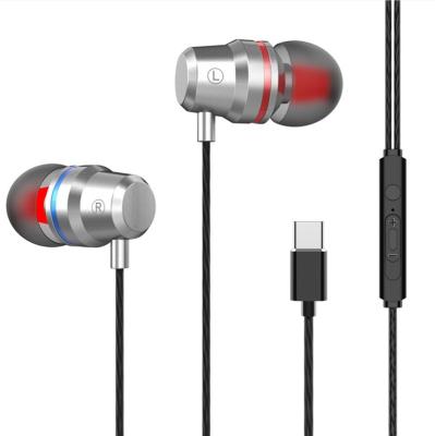 China In-ear Earphones With Earbuds Type-C Microphone Headset G2 Bass Earphone Wired Earphone for sale