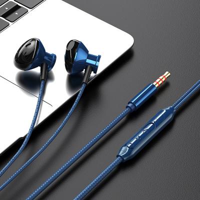 China Metal Earphone Customized Shell Earplugs For Xiaomi For Huawei Universal Mobile Phone Headset Line Control Earphones for sale