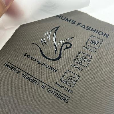 China Washable High Quality Designer Clothing Iron On Labels Plastisol Dtf Heat Transfer Printing Label for sale