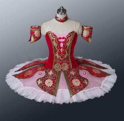 China from above & Tees Girls Show Hooped Sugar Plum Fairy Classical Dance Ballet Tutu Adult Professional Chinese Style Ballet Performance Wear for sale