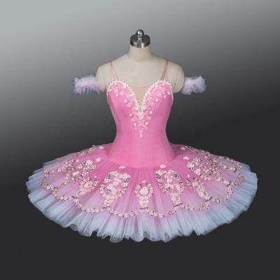 China Fairy Dresses Performance Wear Pink YAGP Doll Stage Costume Nutcracker Tutu Dress Kids Sleep Beauty Ballet TUTU Dance Dress Costume for sale