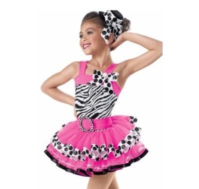 China from above & Pique child's lovely pink ruffle ballet tutu dress for sale