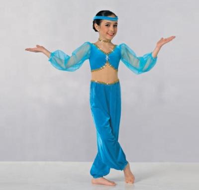 China Dresses Girls Dance Costumes Women Belly Dance Costumes Kids Arabic Style Velvet Indian Stage Competition Ballet Dancing Costumes for sale